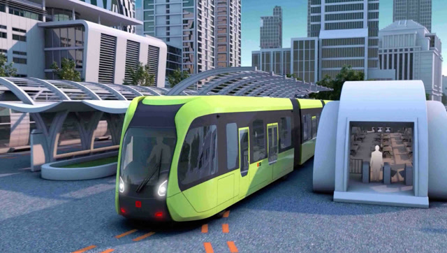 全球首列智轨列车株洲开跑