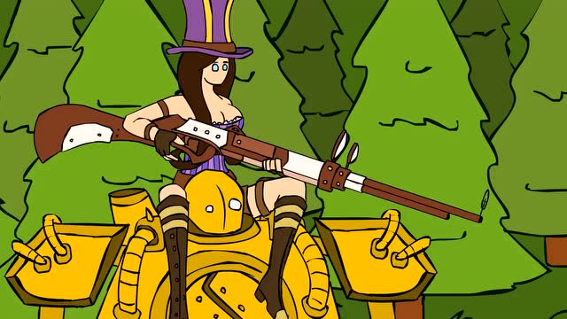 英雄联盟小动画,女枪和大嘴之间的战争