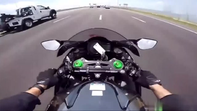 速度拉满,80万的川崎h2r有多快你自己体会!