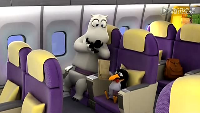 倒霉熊居然上飞机了,它不会把飞机都弄炸了吧?