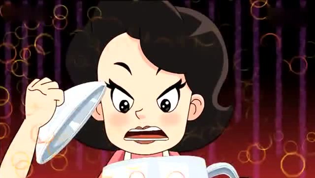 动画片:围裙妈妈一去厨房,妈妈就生气了