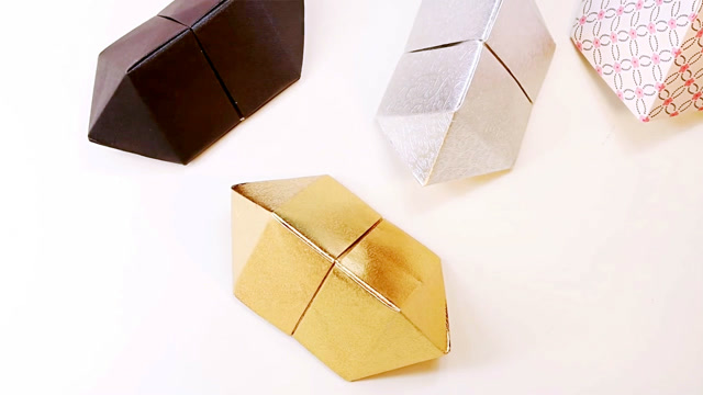 折纸王子教你折纸宝石盒子儿童喜欢的手工折纸简单又漂亮