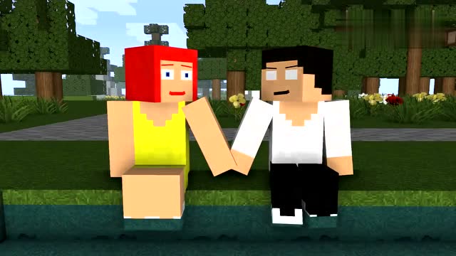 我的世界动画:him也会谈恋爱,带你看him的女朋友是谁