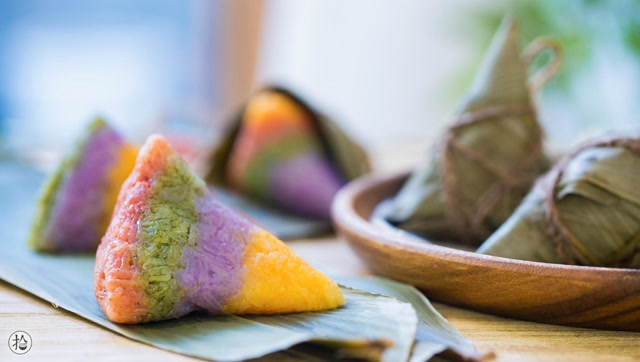 五彩斑斓的彩色粽子,绝对是端午节的最佳主角