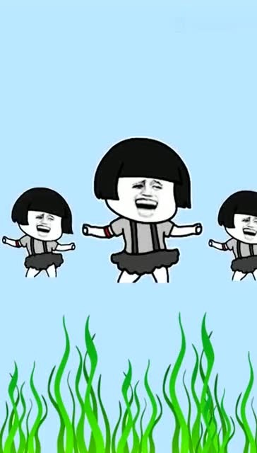 搞笑表情包:快跟着蘑菇头一起跳海草舞吧