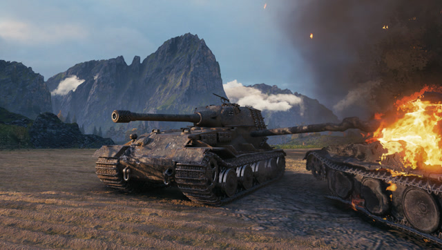 坦克世界:北欧峡湾海盗王,俩vk7201组队分享1w8伤害12人头!