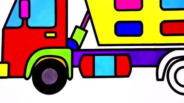 亲子简笔画:超级垃圾车