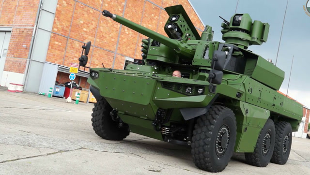 法国新型6x6装甲车,开眼界了