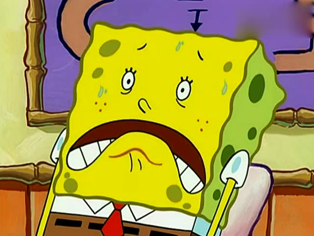 海绵宝宝:来了个新同学比目鱼平平,海绵宝宝吓得跑进马桶躲起来