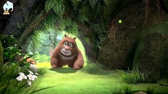 熊出没:熊大爬进了一个洞里面,他会在里面发现什么呢