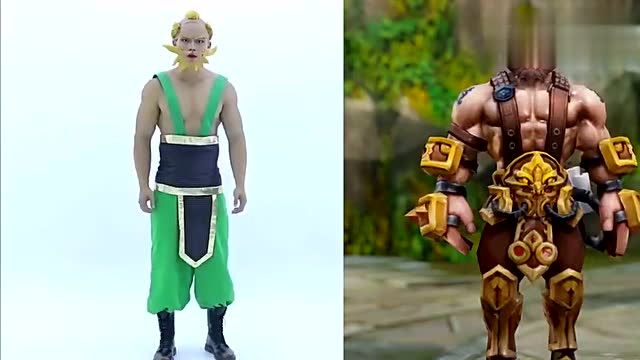 王者荣耀:真人版程咬金模仿秀,了解一下?