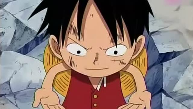 海贼王:路飞的气球漏气后身体变小,迷你路飞跑起来的姿势太萌了