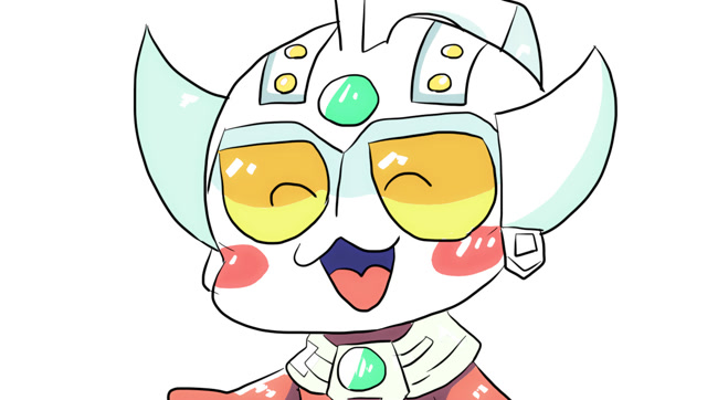 可爱的q版泰罗奥特曼头像 儿童卡通简笔画