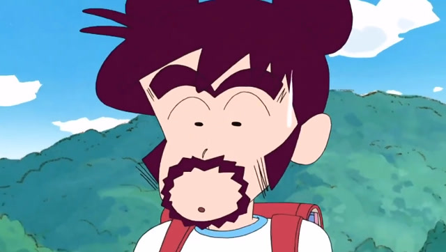 蜡笔小新:咪咪子被体毛妖怪控制,长了一脸的胡子!