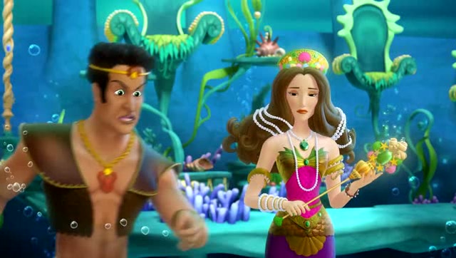 小公主苏菲亚:苏菲亚这个人鱼公主,进入海底世界,被当成了女巫?