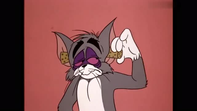 《猫和老鼠》汤姆怎么变成了傻猫!她的头怎么这么多绷带