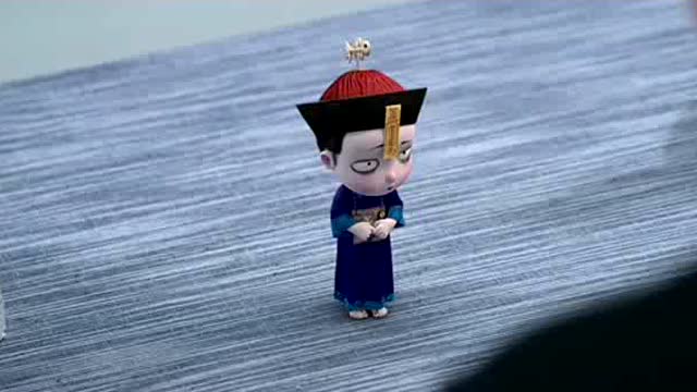 僵小鱼给爸爸讲故事 从前有一个人整天掉头发