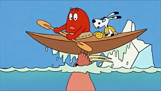 巴巴布去北极,私自外出,寻找北极熊