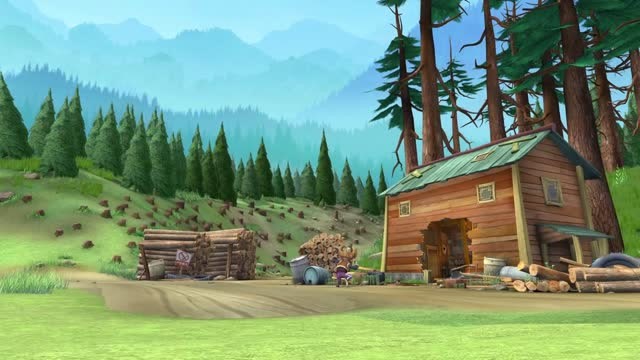 光头强的仓库被破坏了