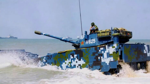 05式两栖战车大放异彩,俄称赞从未见过如此好的两栖战车