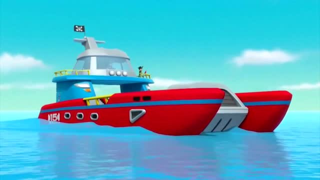 汪汪队立大功:海洋巡逻队出发了,场面非常震撼!