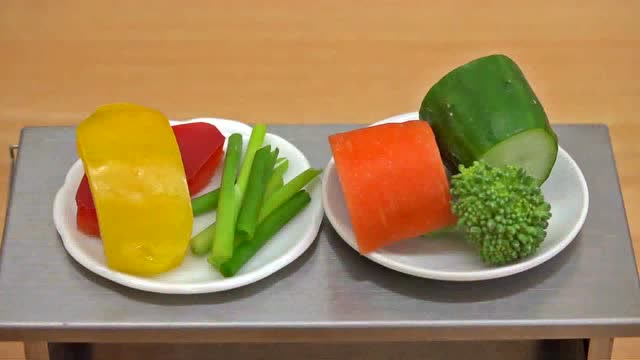 迷你美食:教你在迷你厨房做美味蔬菜,第1步!