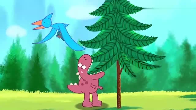 小小画家熊小米动画片,熊小米今天画的是一只凶猛的翼龙