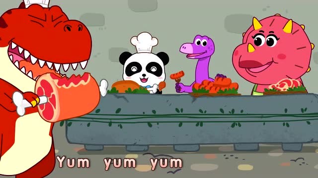 宝宝巴士恐龙世界:霸王龙请恐龙们吃大餐