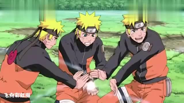 卡卡西说喜欢鸣人, 害的鸣人被自己的螺旋丸弹飞了