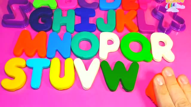 益智玩具 儿童培乐多彩泥diy2六只英文字母