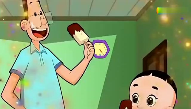 冰棍拥有神奇的魔力,小头爸爸就像穿越到了南极