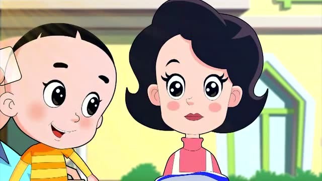 新大头儿子小头爸爸:围裙妈妈出名了,要参加最美妈妈的评选!