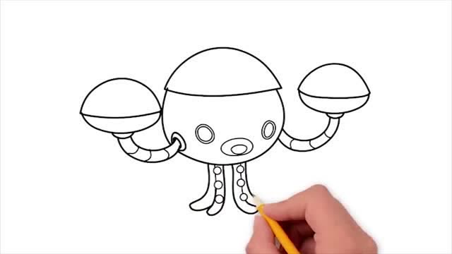 章鱼堡的简笔画动漫图片