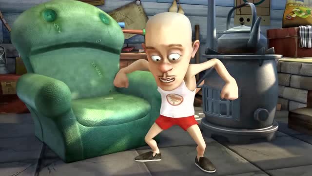 熊出没:光头强才是真正的勇士,居然会在大冬天穿裤衩出门