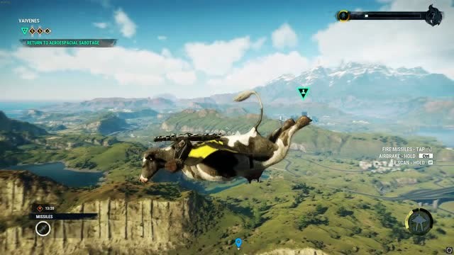 《正当防卫4》变牛枪,打谁谁就会变身,最后奶牛飞天好搞笑!