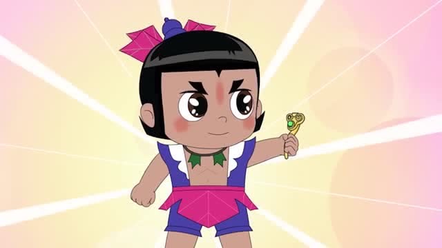 葫芦娃儿歌:如意如意,伴我心意,快快显灵吧!