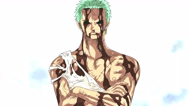 罗罗诺亚索隆染血修罗锋芒毕露最耀眼的那刻星