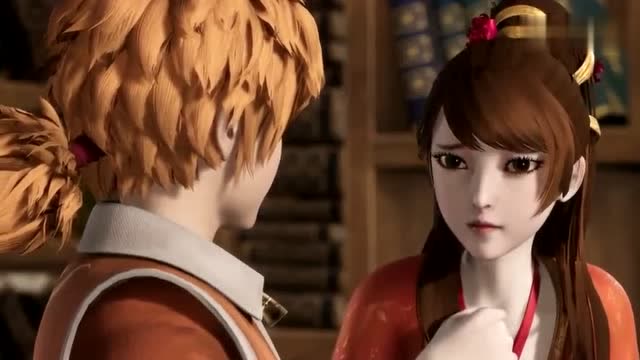 妖神记:聂离向肖凝儿讲解,凝儿根本没听进去,变成花痴迷妹了!