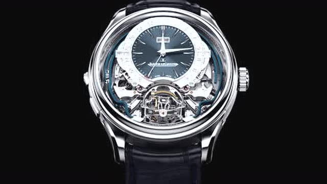 积家超卓传统大师系列球型陀飞轮西敏寺钟乐万年历腕表