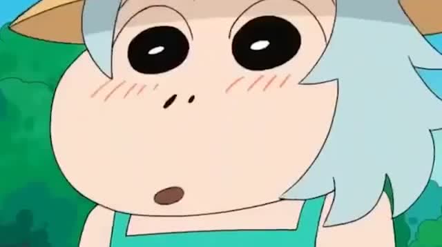 蜡笔小新:感动,小新和女河童真挚的友情哦,小新是个神奇的孩子