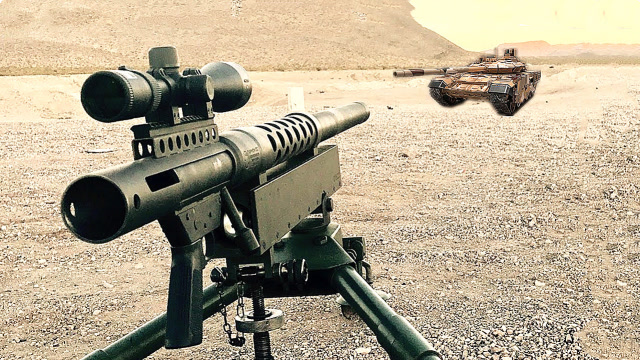 为什么坦克都害怕瑞士的厄利孔机炮?牛人亲自演示,现场让人震撼!