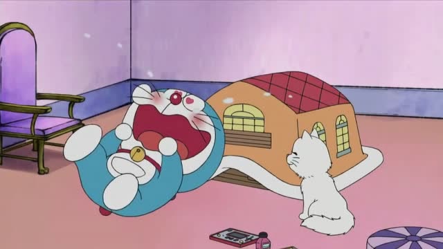 哆啦a梦:哆啦a梦去约会,送的礼物莉雅很喜欢