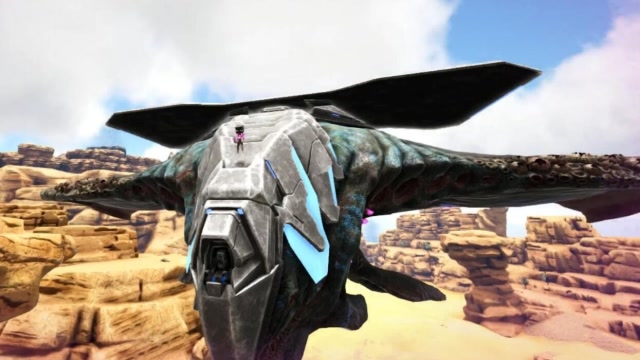 召唤沙漠泰坦巨兽!沙漠上空的一只鲲