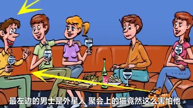 脑力测试:参加聚会的几个朋友中,哪一个是外星人?