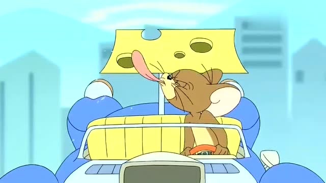 猫和老鼠:赛车比赛中汤姆受伤了,杰瑞还不忘嘲笑他