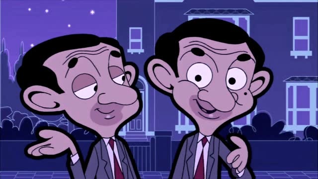 憨豆先生动画版:憨豆先生和他长得一模一样的人成为了朋友