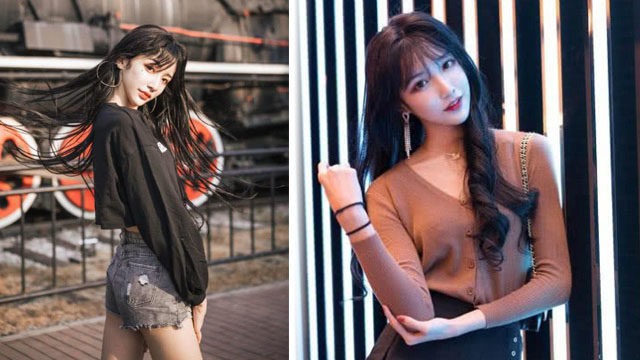 "女装大佬"身材有多好?街边炫耀女友腰