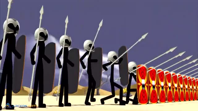 火柴人动画:火柴人的帝国战争 精彩短片