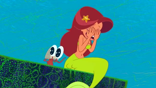 鲨鱼哥与美人鱼:美人鱼哭得好伤心哪,谁来救救鲨鱼哥哪!