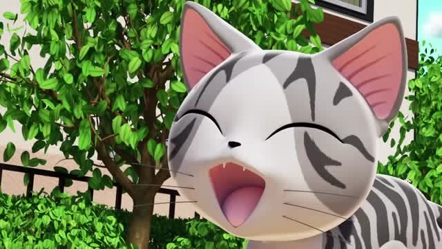 《甜甜私房猫》小奇可奇比赛抓蝴蝶,两人都飞起来了还是抓不到